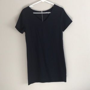 Navy T-Shirt Fitted Dress